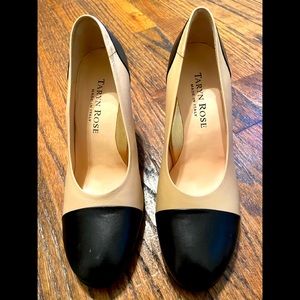 Taryn Rose two toned spectator pump